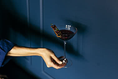 Alkoholfreier Cocktails der Blauen Burg